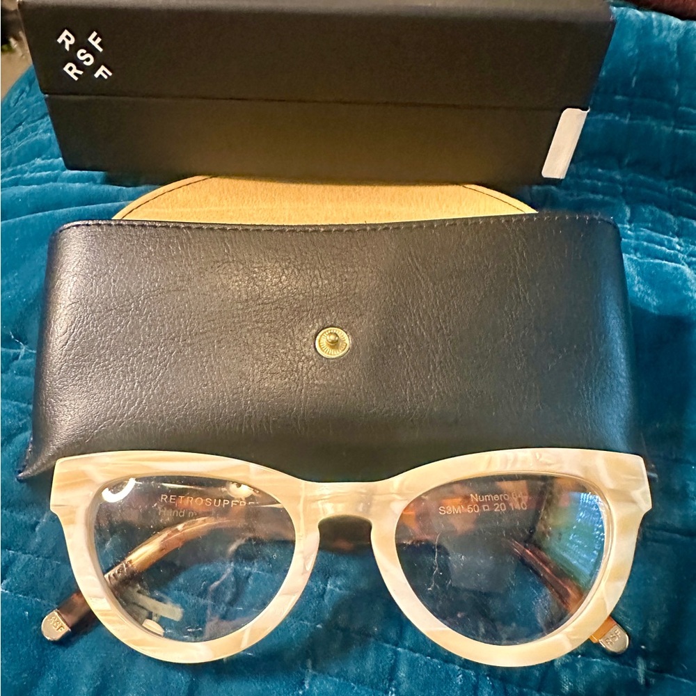 RetroSuperFuture Cream Glasses